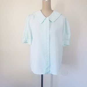 Wyndham vintage button down top 16P